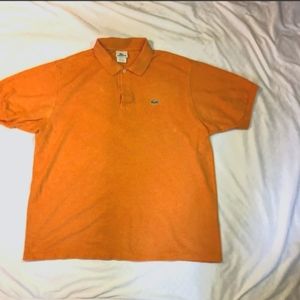 Lacoste Orange Polo XL